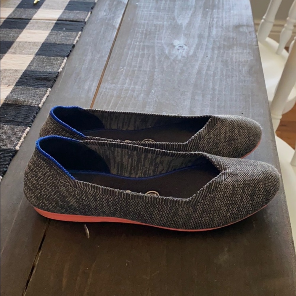 Rothy’s Retired Charcoal Gray Flats
